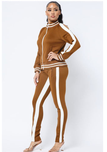 Brown Track Suit