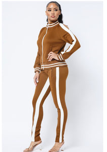 Brown Track Suit