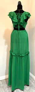Green Tingz Maxi Dress