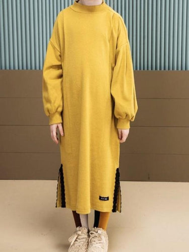 Longline Mustard Dress